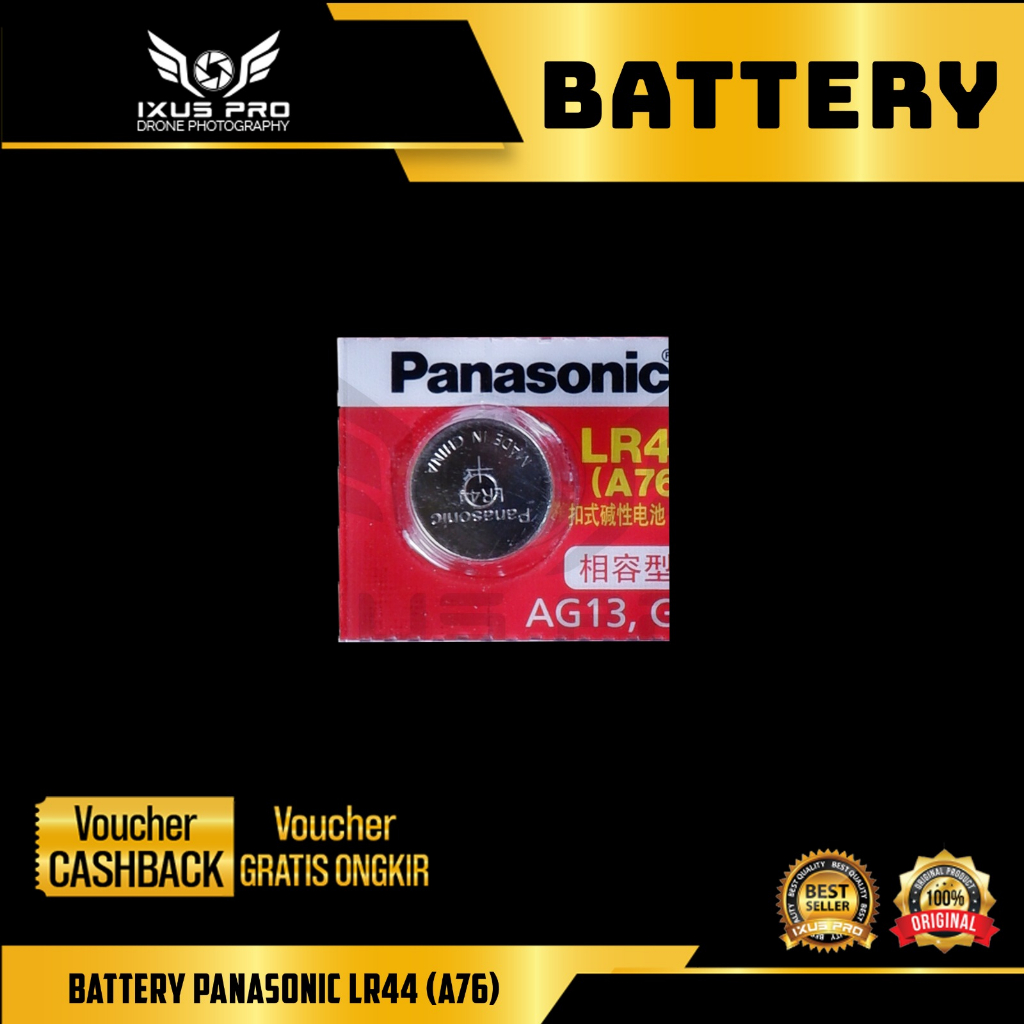 Panasonic Baterai LR44 - Battery LR44 1pcs