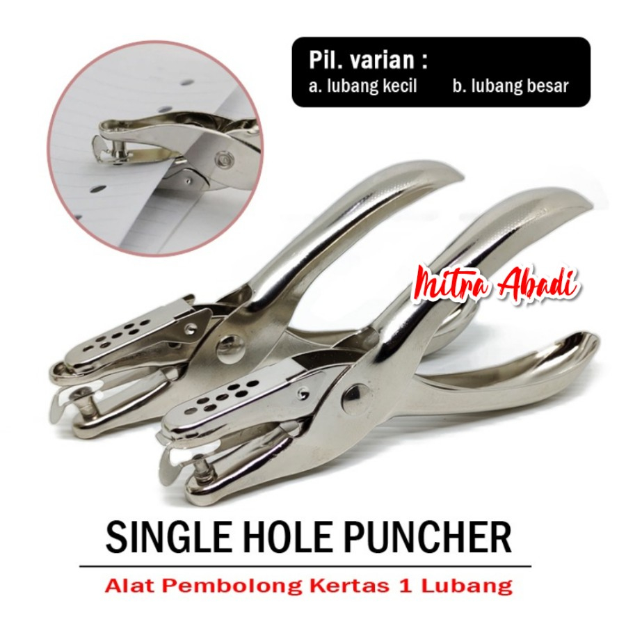 

Paper Single Hole Puncher Alat Pembolong Kertas 1 LUBANG