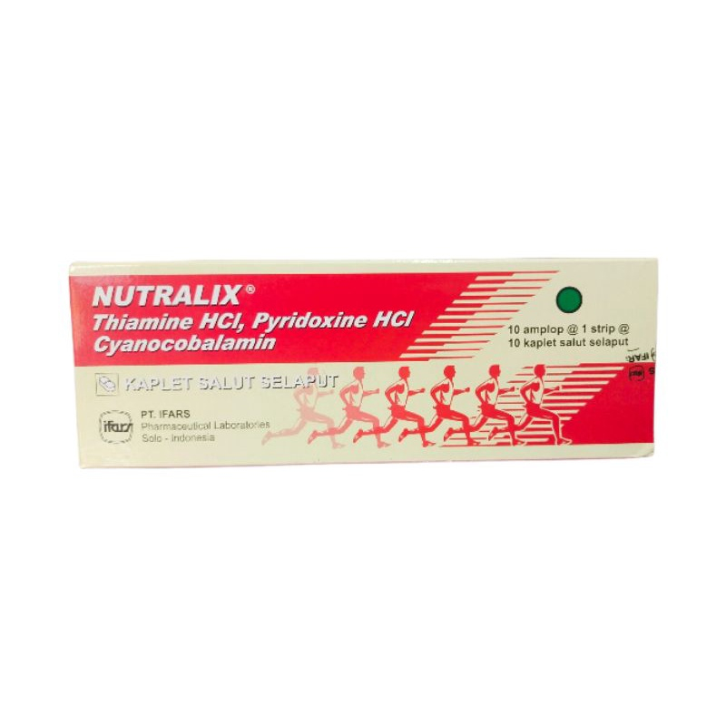 Nutralix Box 100's Kaplet Ifars - Vitamin B1 / Vitamin B6 / Vitamin B12