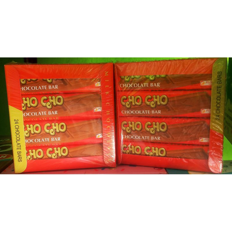 

CHO CHO Chocolate Bar 1 box isi 24 pcs (packing kardus)