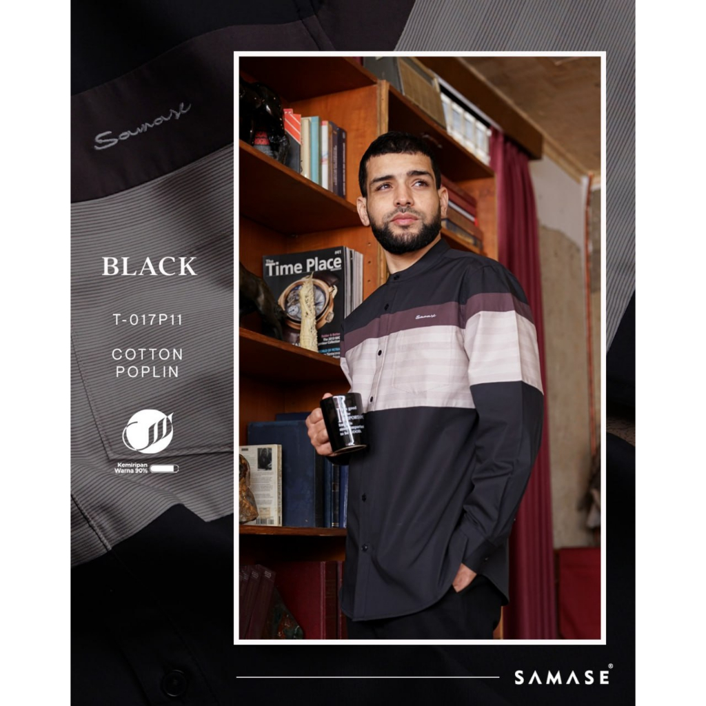 SAMASE KEMKO STRIPED T017P LENGAN PJG