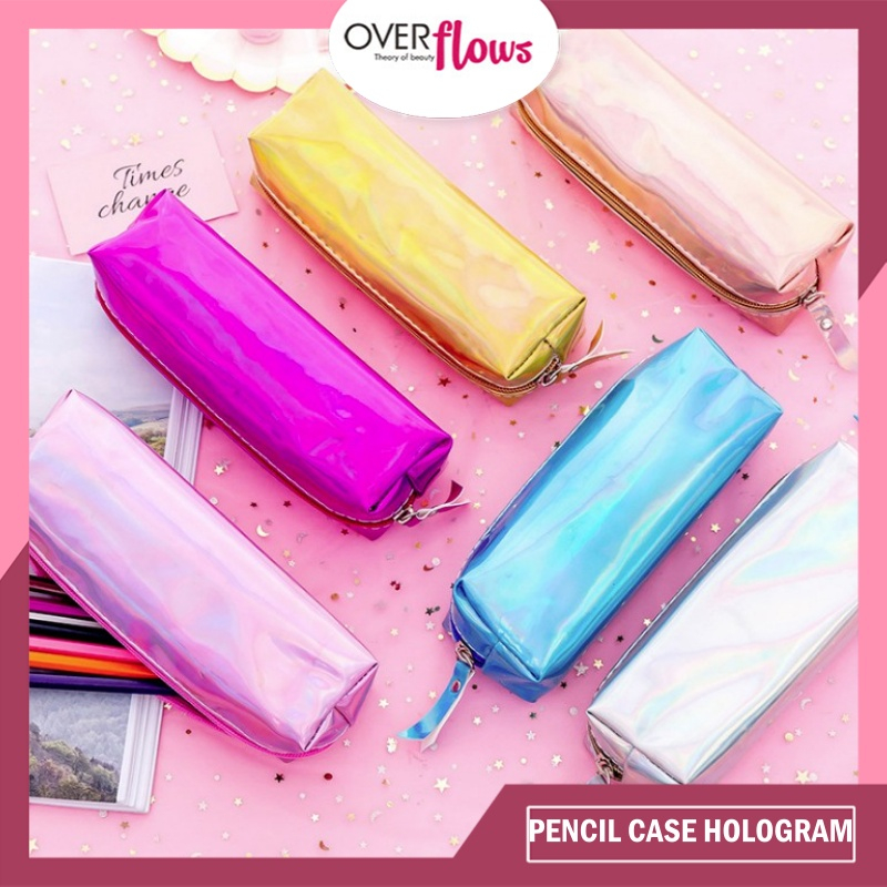 

OVERFLOWS.ID TEMPAT PENSIL HOLOGRAM - TEMPAT PENSIL BACIS HOLOGRAM COLOR - CASE HOLOGRAM MURAH