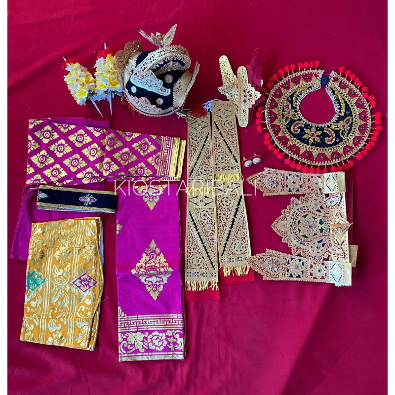 Kostum Tari Condong / Legong Keraton / Condong /Pakaian Tari Bali / Kostum Karnaval / Tari Bali / Ki