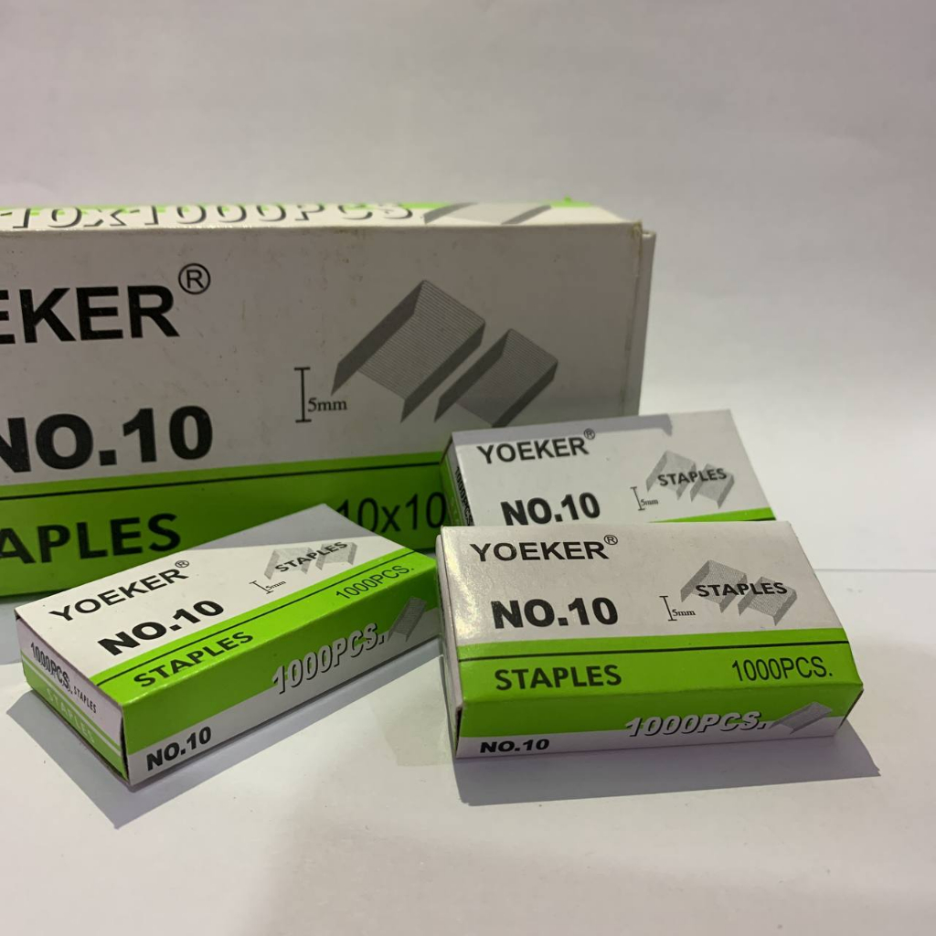 

ISI STAPLER / STAPLES KECIL 1 PAK ISI 100pcs [YOEKER]