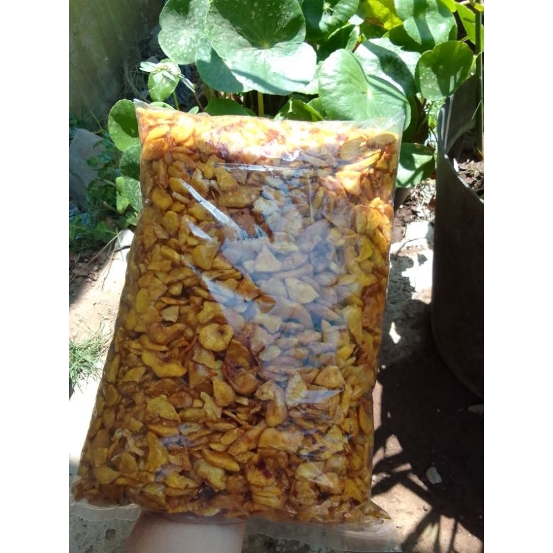 

kripik pisang/rempesan pisang rasa nangka 500gram