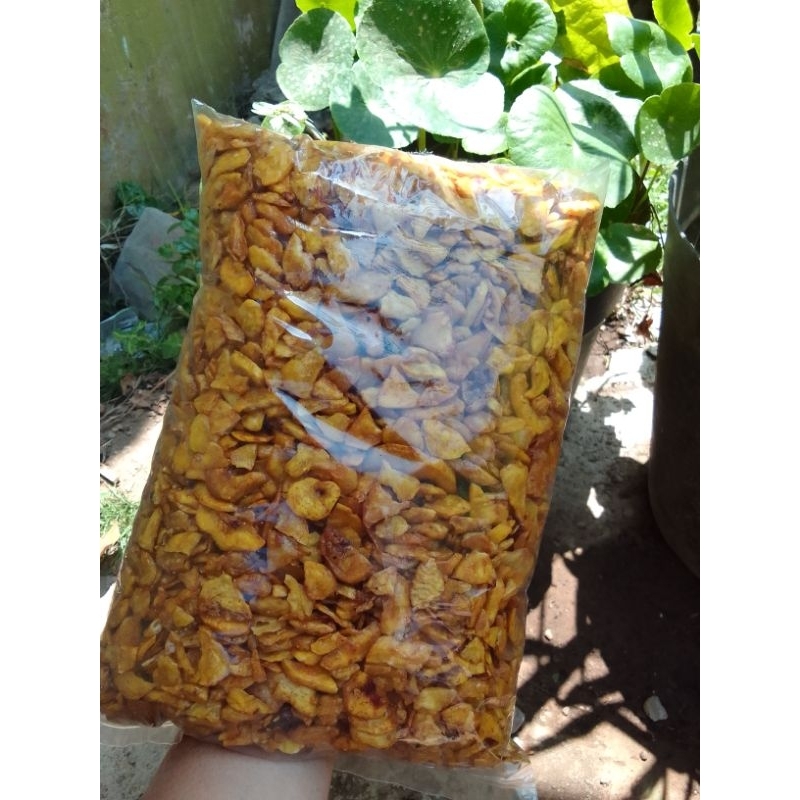 

kripik pisang/rempesan pisang rasa nangka 1kg