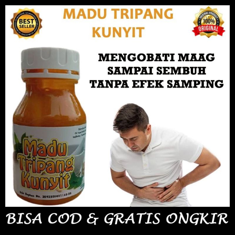 MADU TRIPANG KUNYIT nyeri lambung maag kronis gerd anxiety INFEKSi MADU TeRIPANG KUNYIT