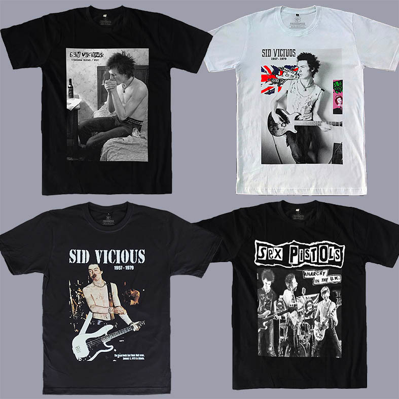 kaos Sid Vicious kaos sex pistols