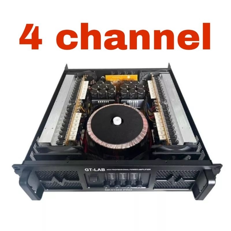 Power Amplifier 4 Channel RDW GT-LAB NK41500 Pro