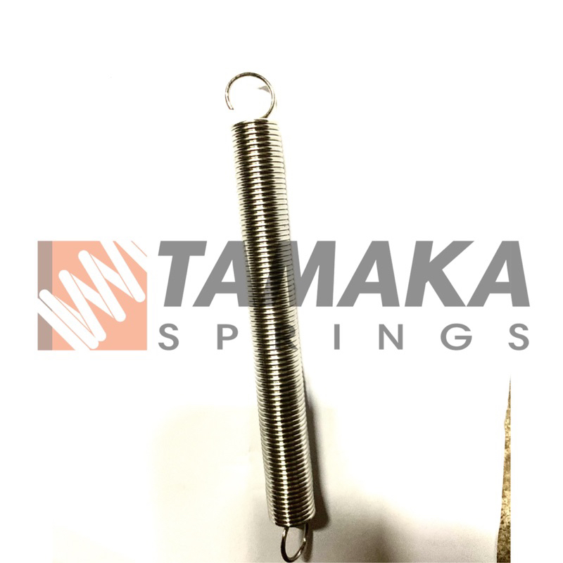 Per Spring Pegas Tarik OD 15mm Kawat 1,5mm P.Badan 120mm Stainless