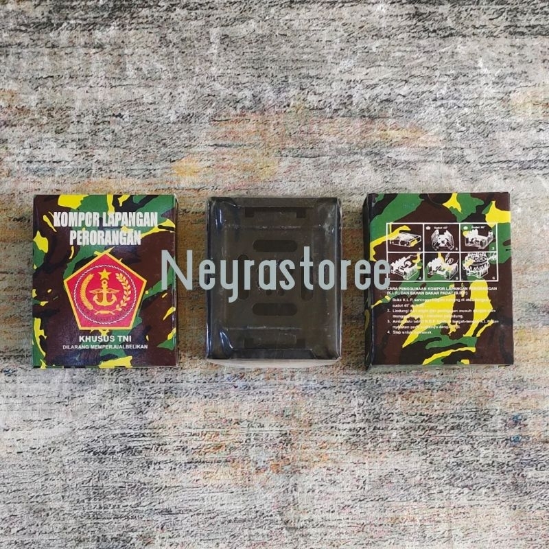 Kompor Camping Paravin Parafin Lapangan Original TNI