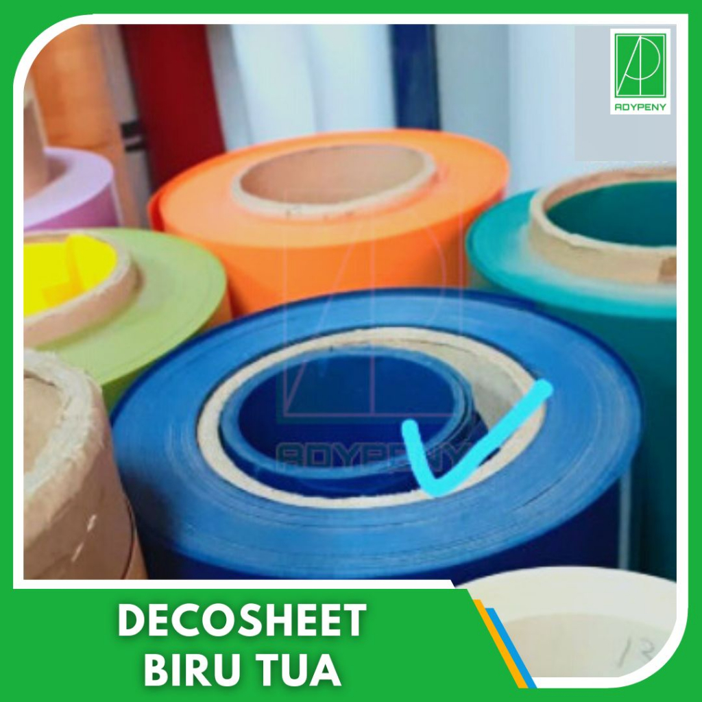 Decosheet Biru Tua