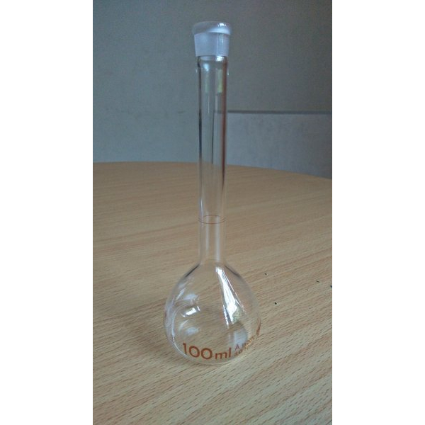 HERMA Volumetric Flask 250ml | Labu Ukur Tutup Kaca