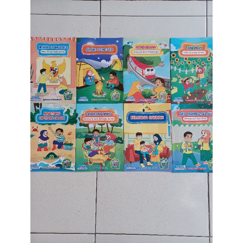 Buku Majalah TK/PAUD A Islam (Umur 4-5 Tahun) (1 Set 8 Buku)