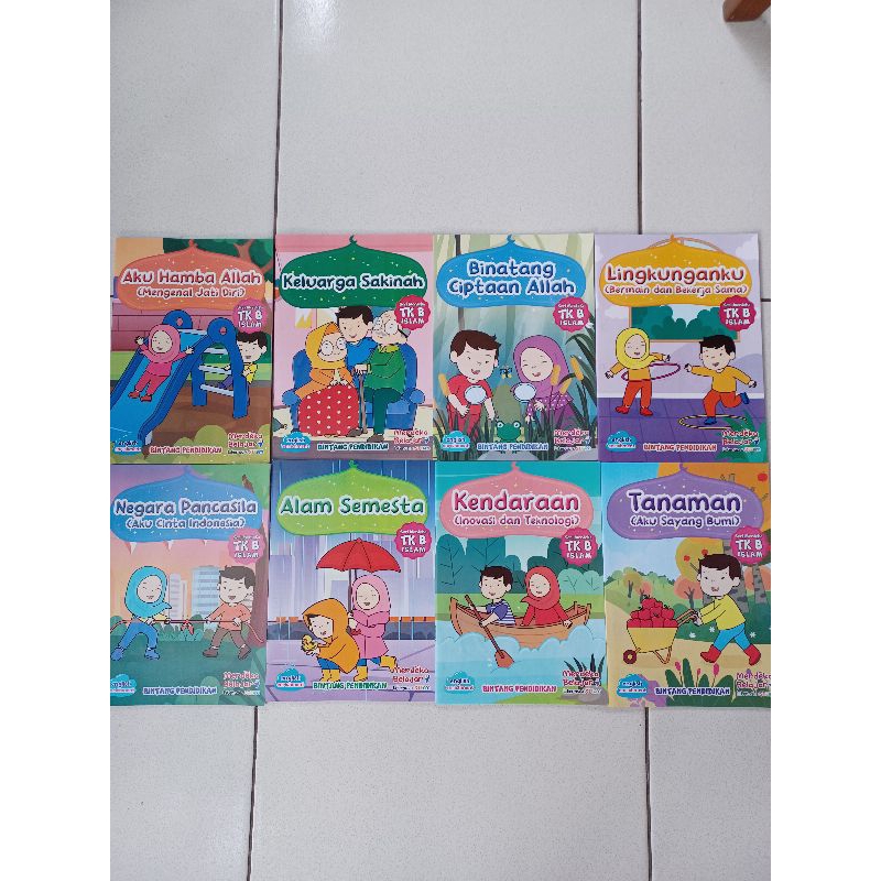 Buku Majalah TK/PAUD B Islam (Umur 5-6 Tahun) (1 Set 8 Buku)