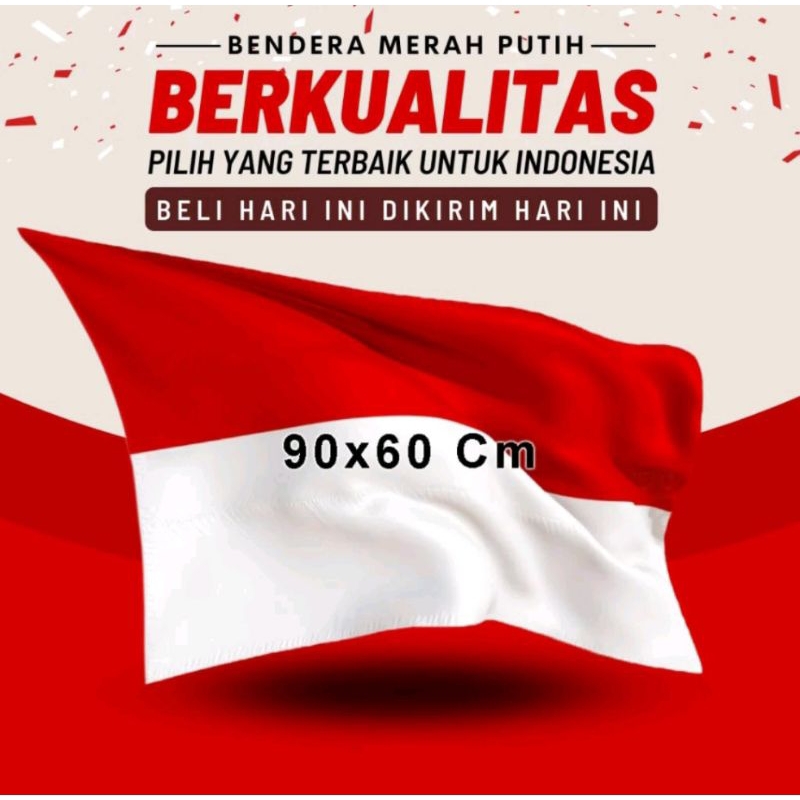 Bendera Merah Putih 90x60