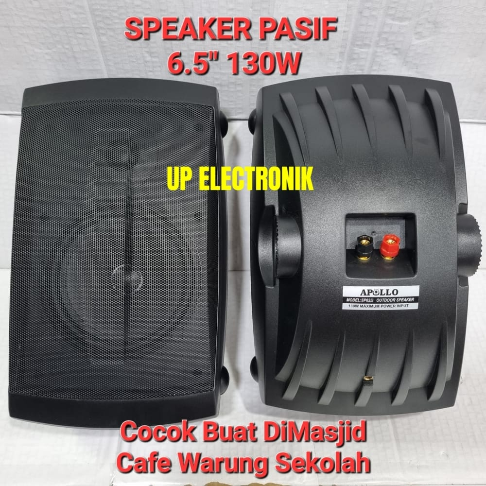 SPEAKER PASIF 6,5 INCH APOLLO SP62B OUTDOOR SPEAKER 130 WATT