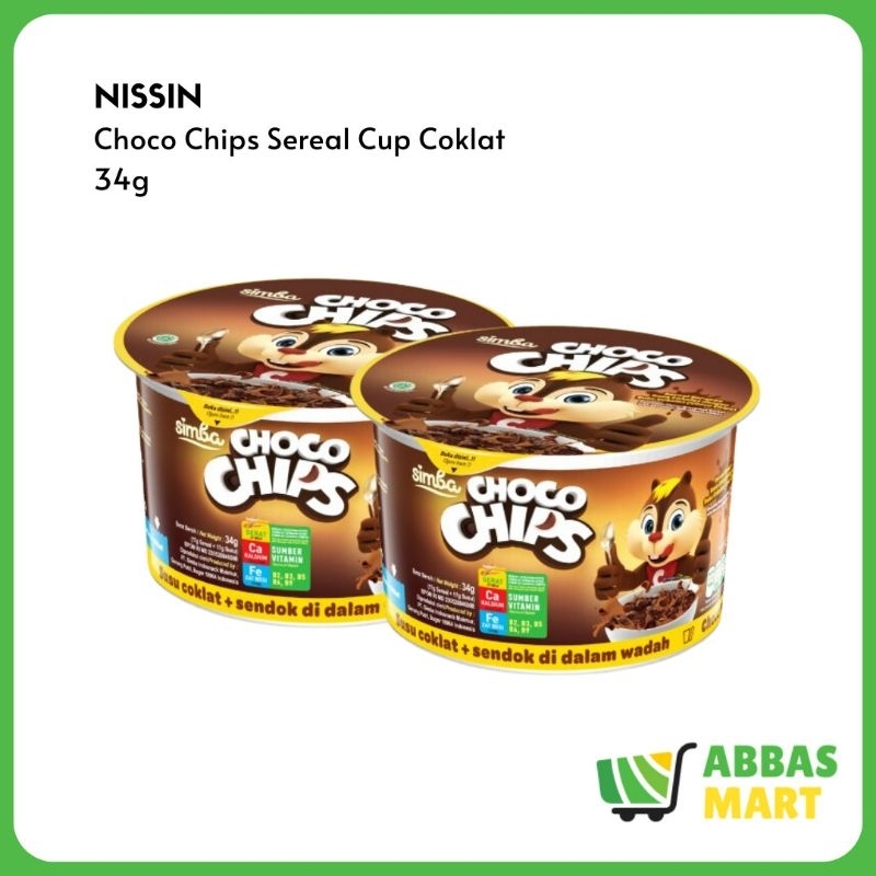 

Choco Chip Sereal SIMBA Cup Susu Cokelat dan Strawberry 34g