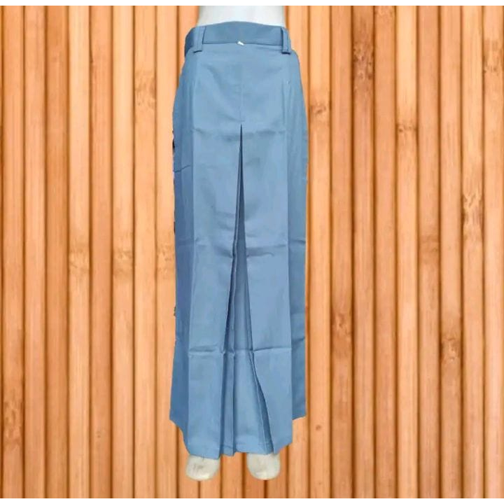 ROK ABU SMA/SMU/MA SPAN SATU ROK SEKOLAH ABU BELAH SATU DEPAN BAHAN KATUN DRILL