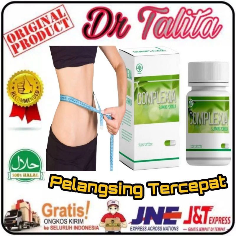 Complexia Asli Pelangsing Badan Cewek Herbal (30 Kapsul)
