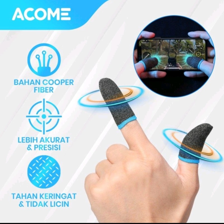 Sarung Jempol Game Sarung Jempol Gaming Sarung Jempol Jari Sarung Jempol Anti Slip Anti Basah Acome 