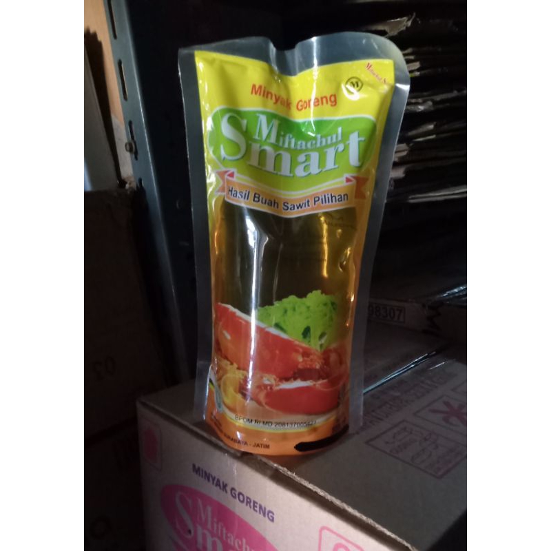 1LITER Minyak Goreng Miftachul Smart Kemasan Refill