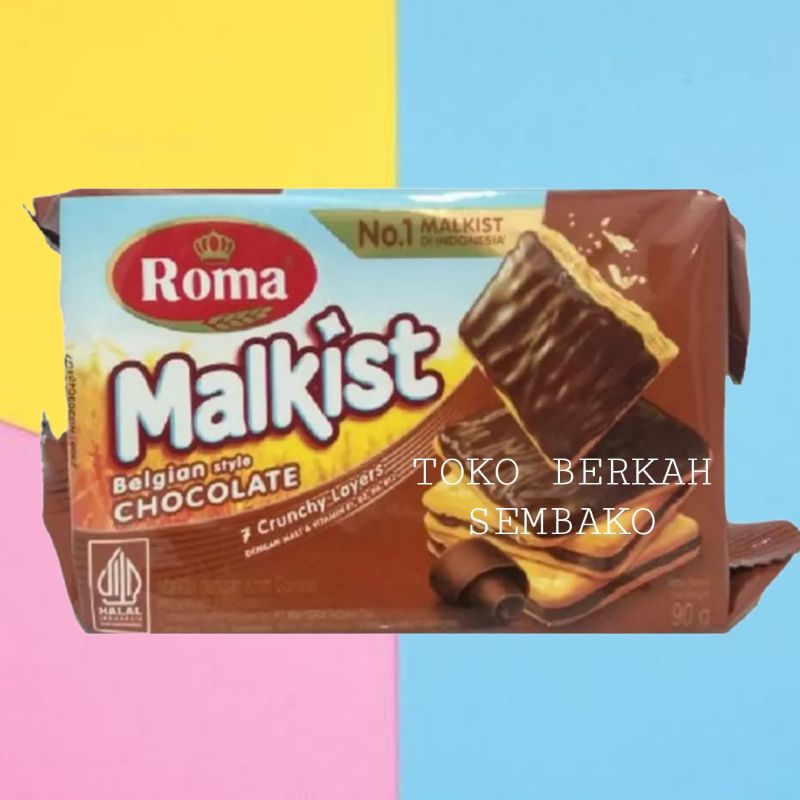 

Roma Malkist Belgian Chocolate 90gr -1 BUNGKUS