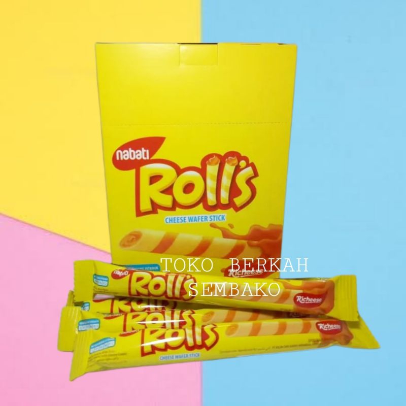 

Nabati Rolls Cheese Wafer Stick 120gr -1 BOX