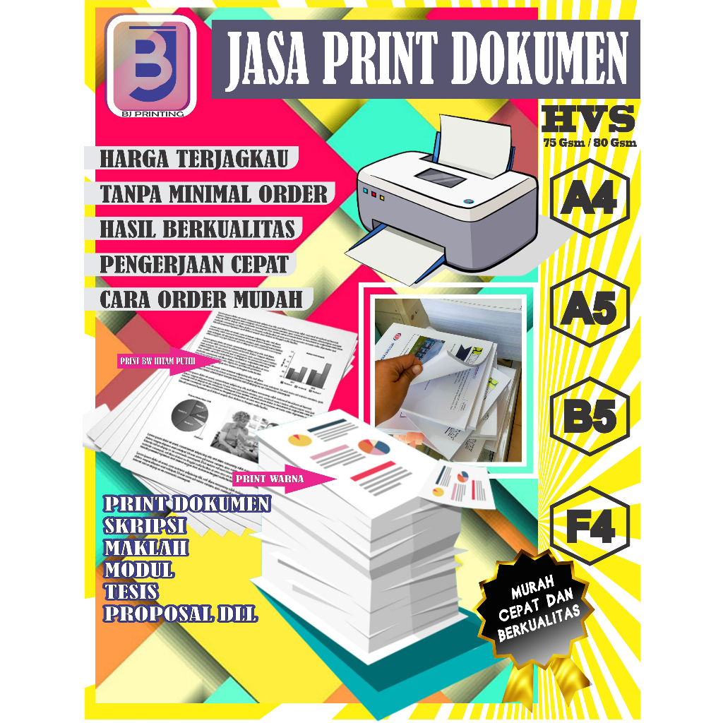 

PRINT DAN CETAK BUKU / DOKUMEN TERMURAH WARNA -HITAM PUTIH skripsi MAKALAH PROPOSAL