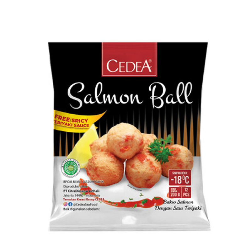 

Cedea Salmon Ball ( Ikan Salmon ) 200G