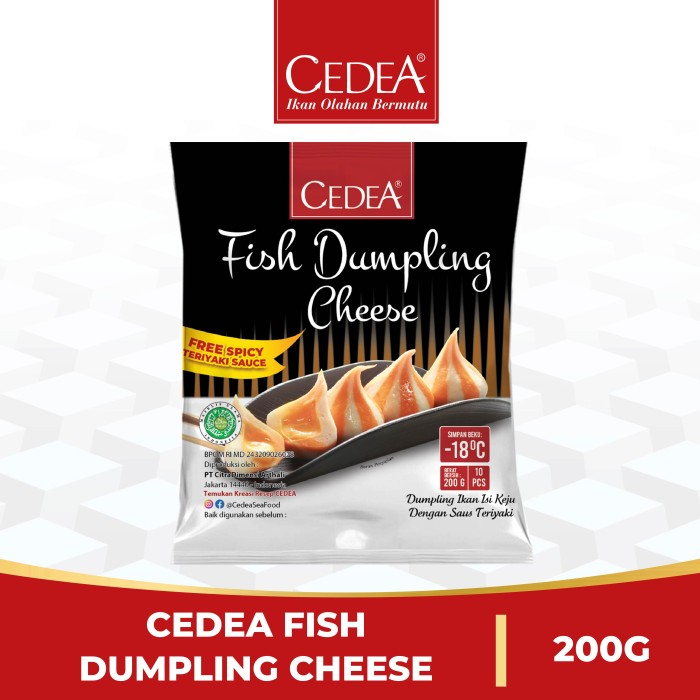 

Cedea Fish Dumpling Cheese ( Ikan Dumpling Dengan Keju ) 200G