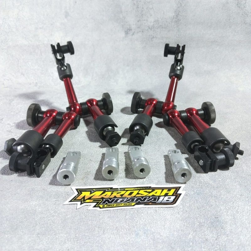 STAND LENGAN FLEKSIBEL 2 PCS DIAL ROBOT UNIVERSAL 2SET MARQSAH RACING