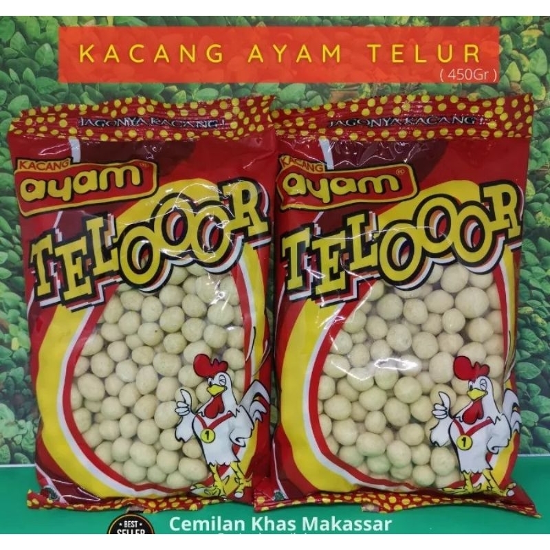 

SNACK KILOAN 450gr KACANG TELOOOR/ TELUR AYAM SATU CEMILAN MURAH