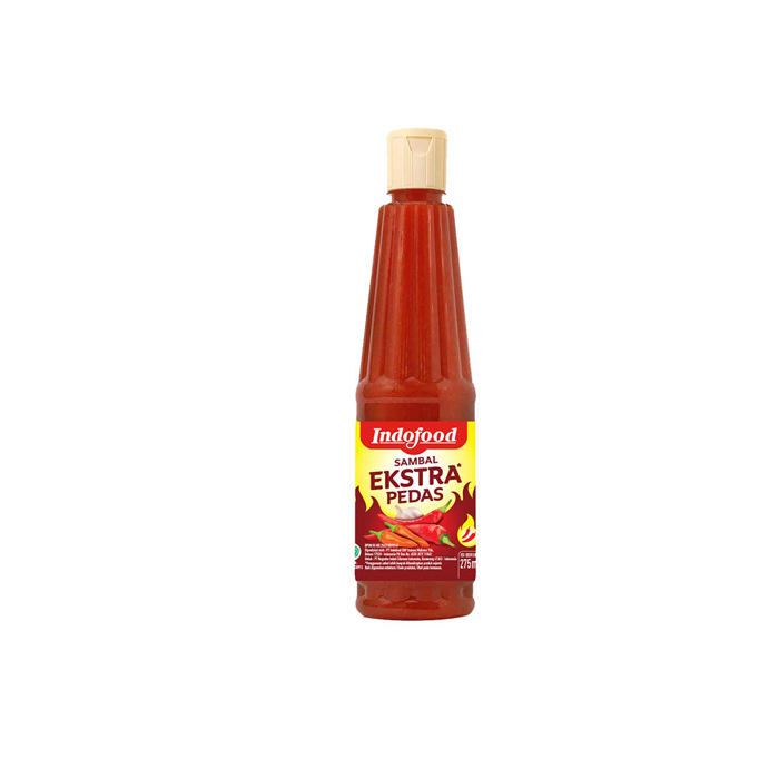 

Indofood sambal extra pedas tanggung 275ml