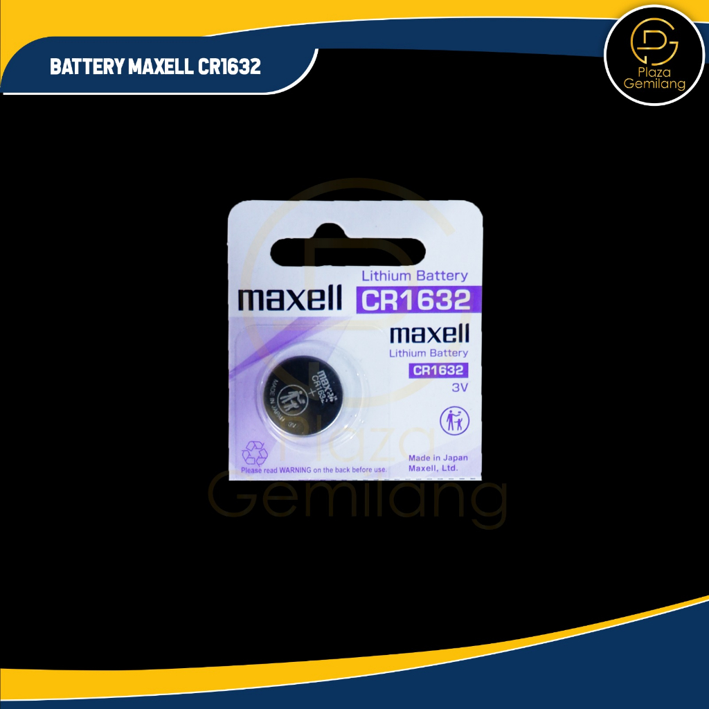 Battery Maxell CR 1632 Lithium Battery 3V Original