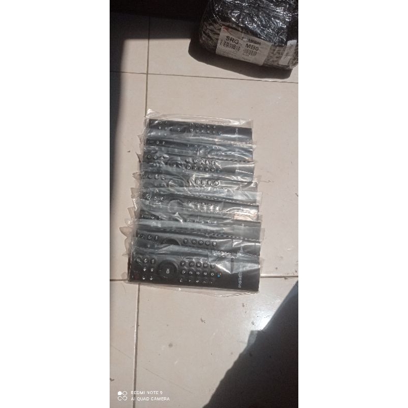 remote STB V5 atau HGFJ normal mulus