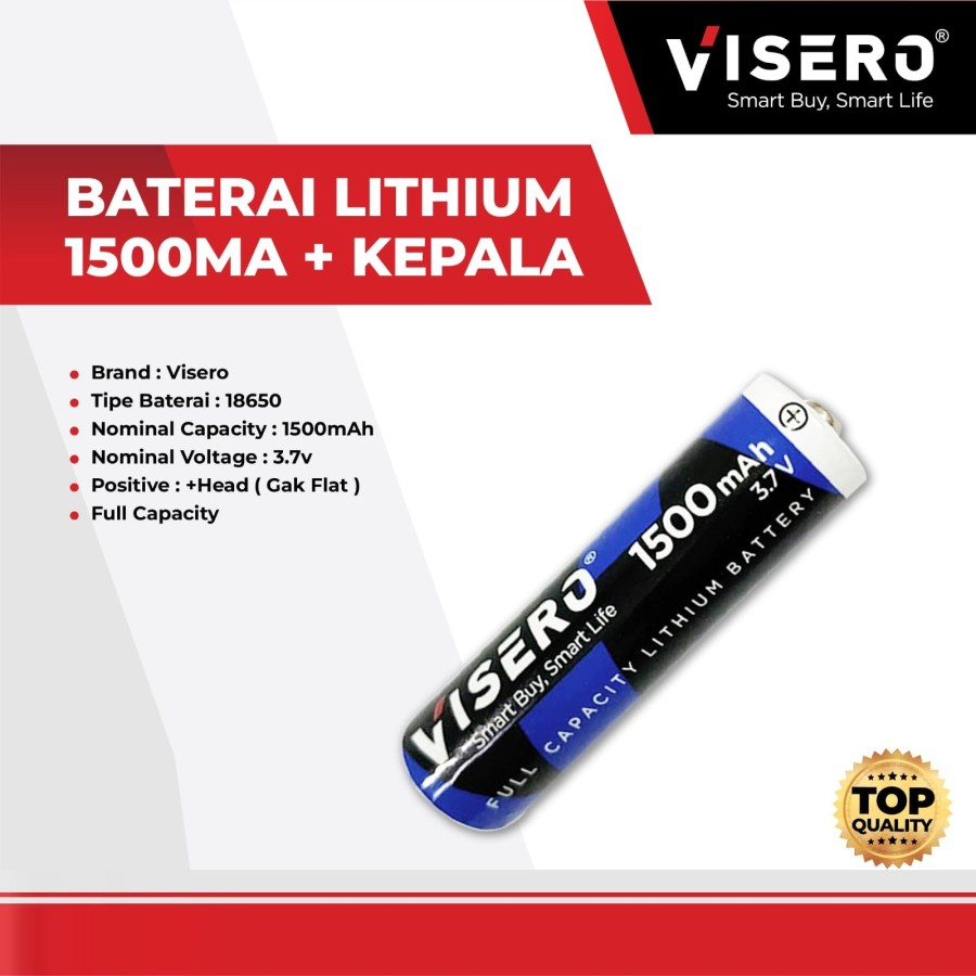 Baterai Lithium 3,7 volt 18650