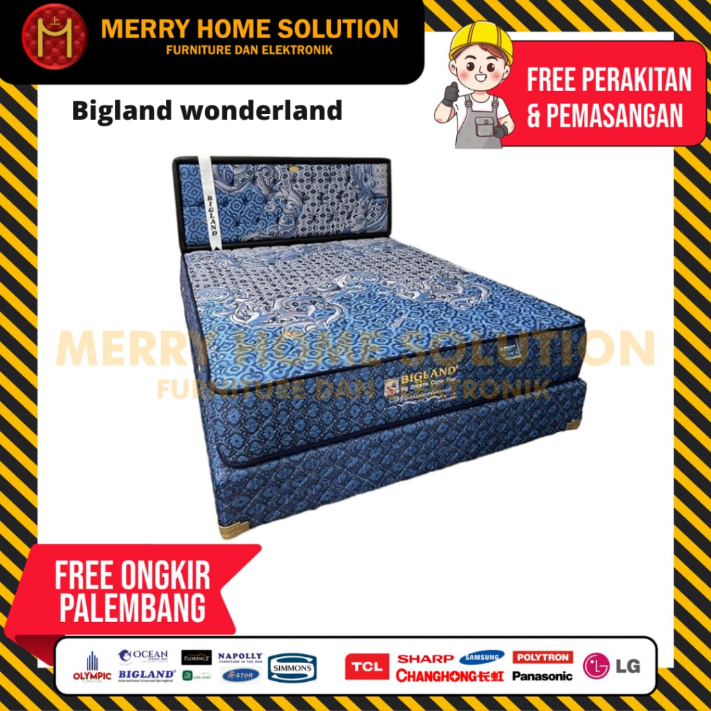 Springbed bigland wonderland / matras bigland wonderland palembang -matras 120x200