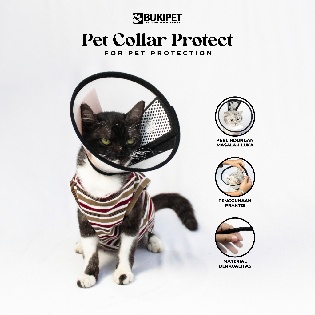 Pet collar pelindung leher kucing - PET COLLAR