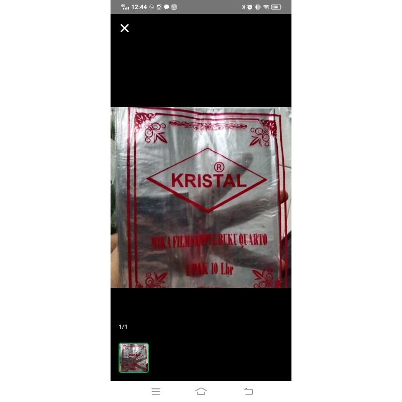 

sampul plastik buku tulis quarto 1 pack