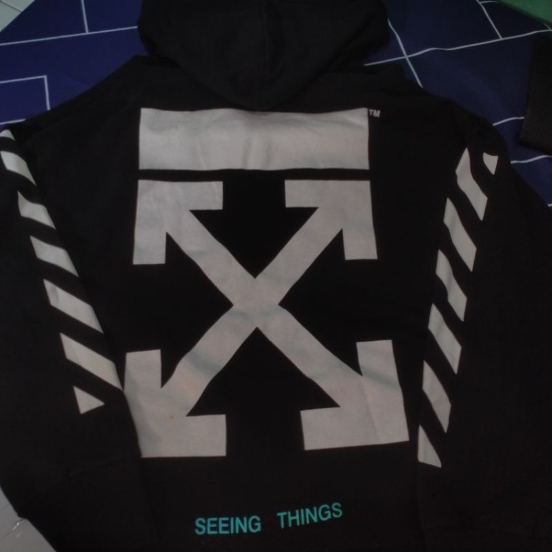 HOODIE OFF WHITE SECOND ORIGINAL LIKE NEW