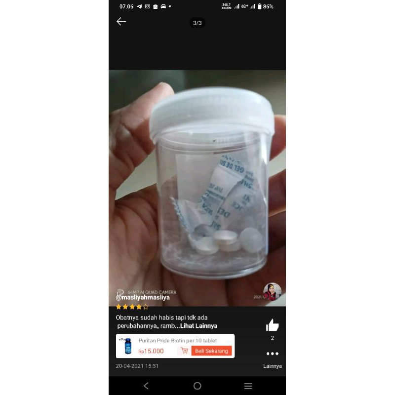 Biotin 7500 MCG Original Tablet