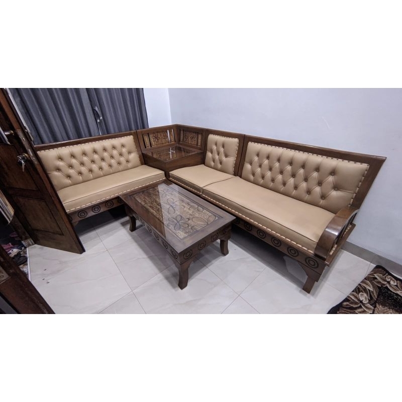 kursi sudut minimalis + busa