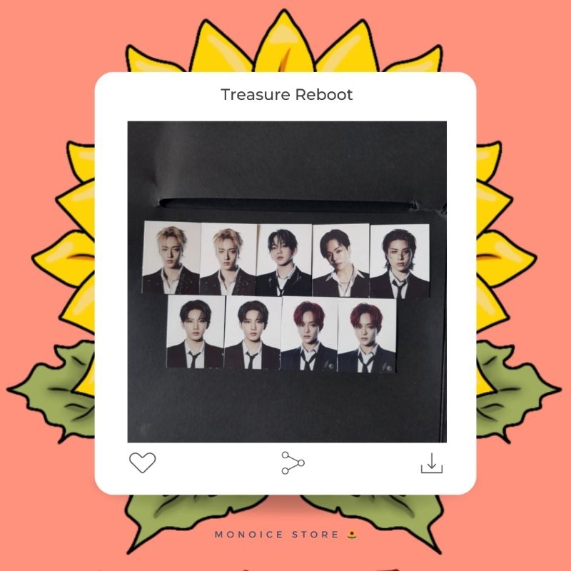 [READY] TREASURE FULL ALBUM REBOOT ID PHOTO FOTO HYUNSUK JIHOON JAEHYUK HARUTO JUNGHWAN