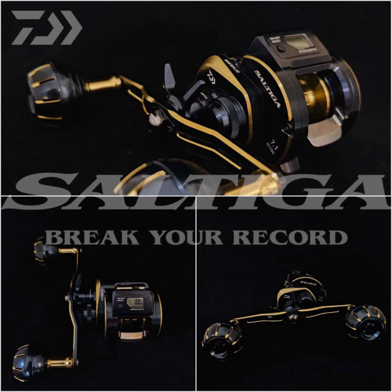 Reel OH Daiwa Saltiga IC 100 Double Handle Made in Japan