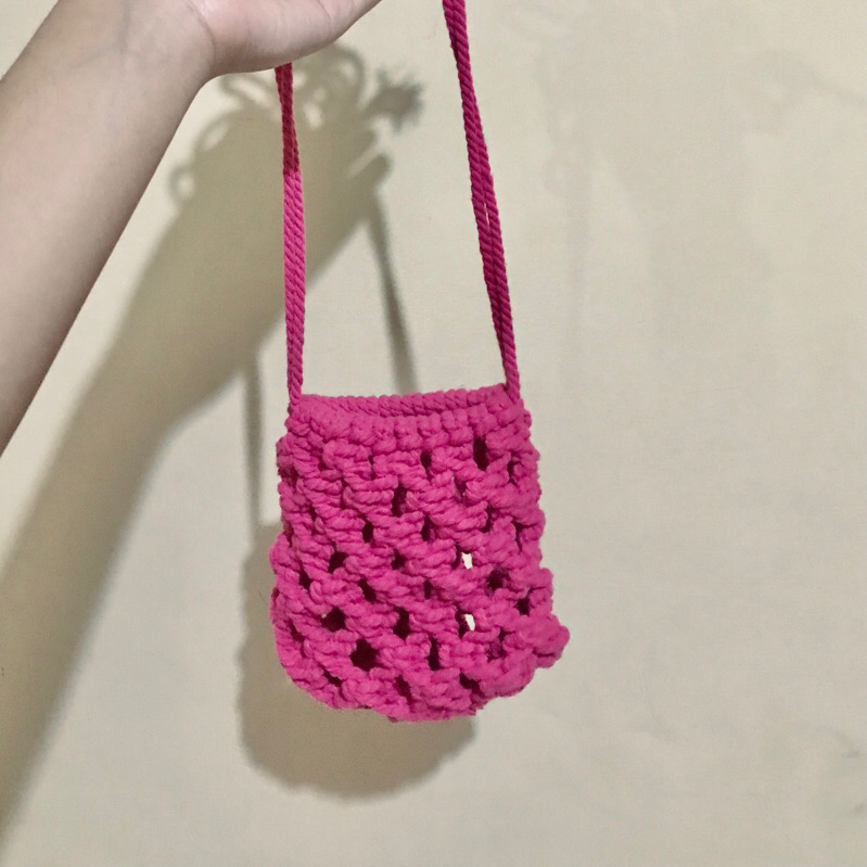 MINI SLING BAG MACRAME