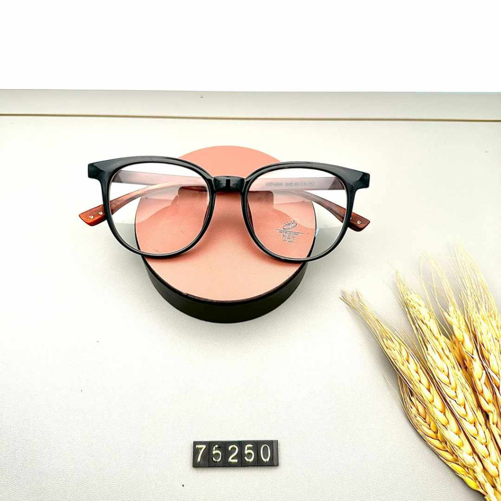 KACAMATA FASHION WANITA/PRIA 75250/FRAME KACAMATA/KACAMATA BENING/KACAMATA SEMI OVAL/KACAMATA TR PRE