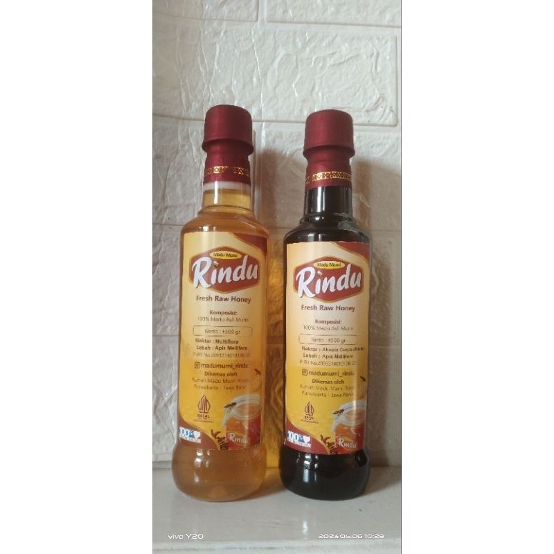 

Madu Murni Rindu 500 gr