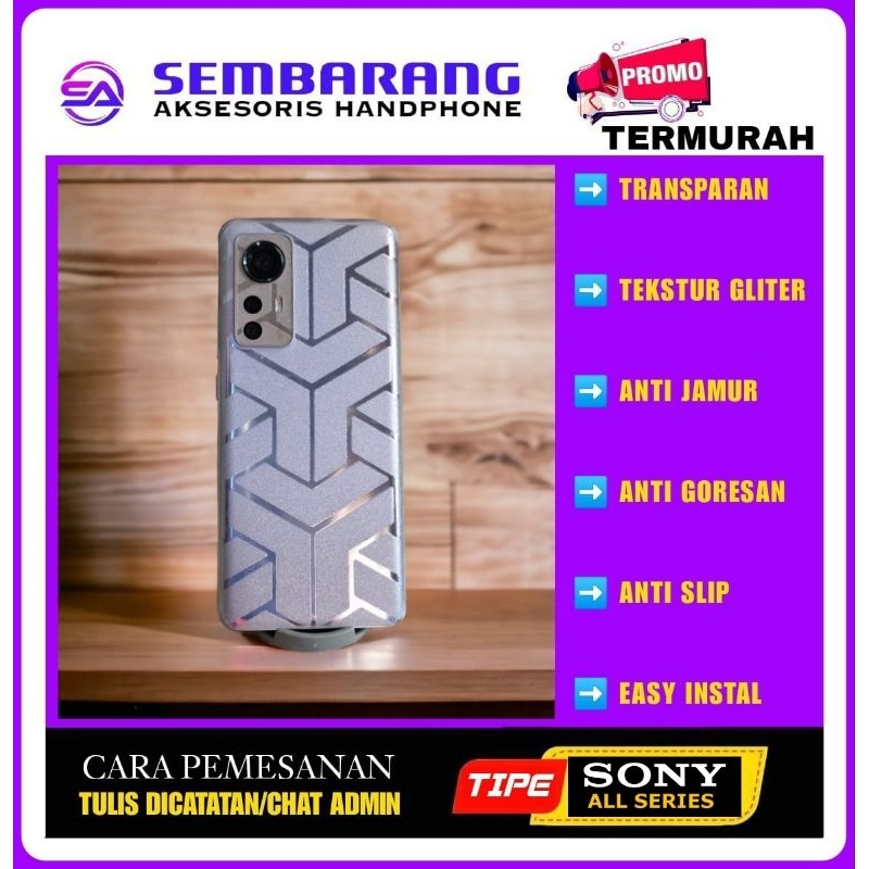 Garskin back Protector Transformer | Anti Gores | Anti Jamur Hydrogel belakang Sony Xperia XZ1|Xperi