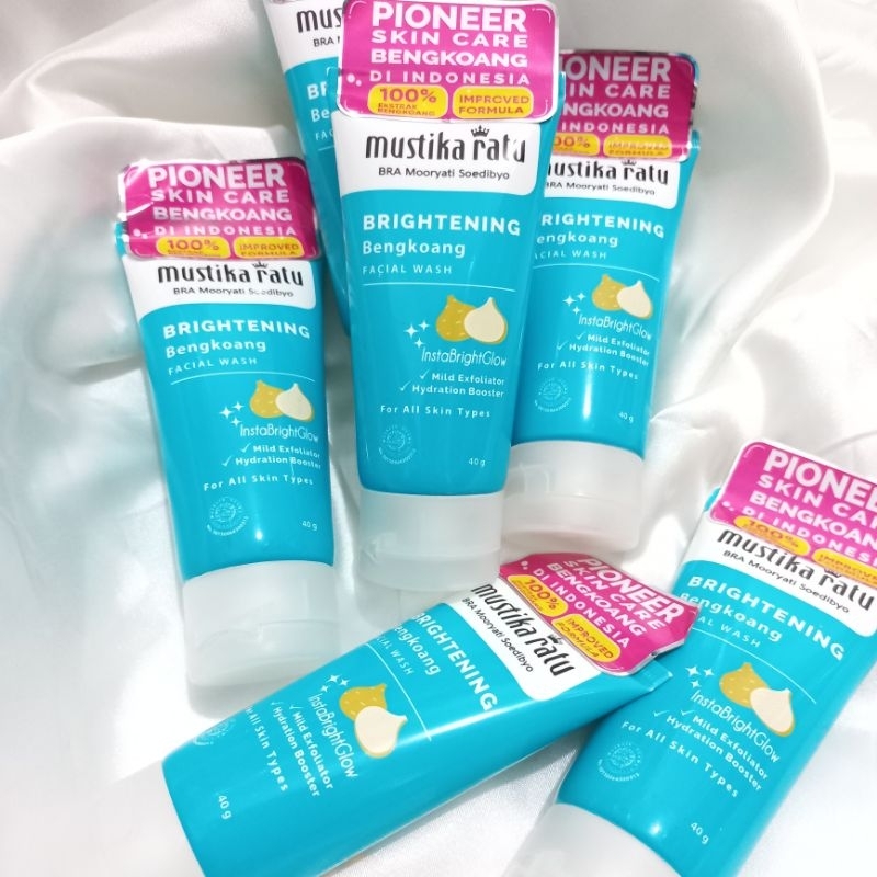 MUSTIKA RATU Brightening Bengkoang Facial Wash 40ml - Pembersih Wajah/ Facial wash